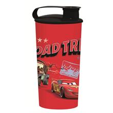 Cars Road Trip 470 ml Kapaklı Bardak - Piknik, Parti ve Günlük - Kırmızı - Erkek Çocuk