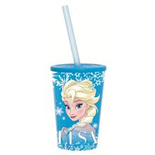 Herevin Frozen Elsa 340 ml Pipetli Bardak - Kız Çocuk - Mavi