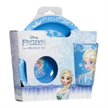 Frozen Elsa Tabak, Bardak, Kase Kız Çocuk Kahvaltı Seti - Ev, Piknik ve Parti