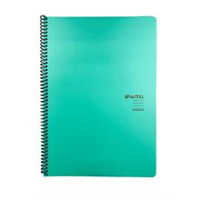 Pastel Yeşil Spiralli 80 Yaprak Kareli A4 Defter - Plastik Kapak - Keskin Color