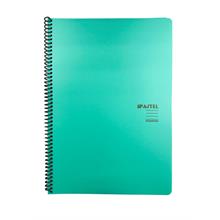 Pastel Yeşil Spiralli 80 Yaprak Kareli A4 Defter - Plastik Kapak - Keskin Color