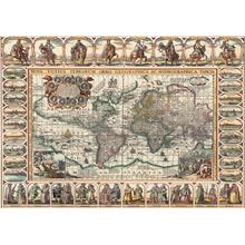 Art Puzzle 1000 Parça Eski Dünya Haritası Puzzle