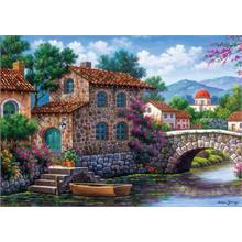 Art Puzzle 500 Parça Çiçekli Kanal Puzzle