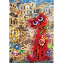 Art Puzzle 260 Parça Kırmızı Kedi Puzzle