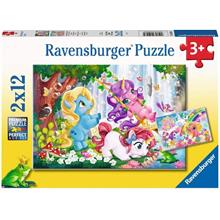 Ravensburger 2x12 cm Unicorn Çocuk Yapboz - 3 Yaş ve Üzeri