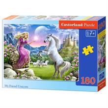 Castorland 180 Parça Arkadaşım Unicorn Puzzle