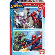 Educa 18099 Spider-man Erkek Çocuk Puzzle (2x48 Parça)
