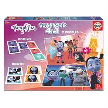 Educa Superpack Vampirina 4 lü Puzzle ve Eğitici Oyun Seti
