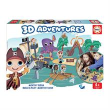 Educa 3D Aventures Pirates Korsan Oyun Seti - 4 Yaş ve Üzeri Erkek Çocuk