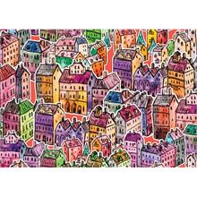 Ks Games Renkli Şehir Puzzle - 1000 Parça