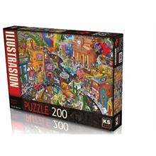 Ks Games 200 Parça Acele Dünya Puzzle