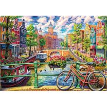 Ks Games Renkli Bir Şehir Amsterdam - 1500 Parça Puzzle