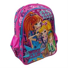 Winx Club İki Bölmeli Pembe Kız Çocuk Okul Çanta