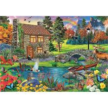 Trefl 6000 Parça Ormandaki Yazlık Ev Puzzle