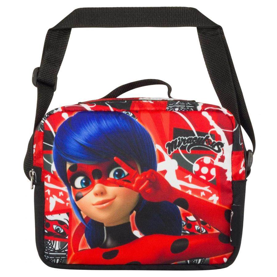 Miraculous Uğur Böceği Kız Çocuk Beslenme Çantası Kırmızı