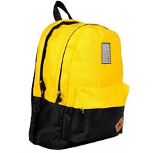 Its Just My Bag Sarı Siyah Üç Bölmeli Klasik Kolej Sırt Çantası - Ortaokul ve Lise