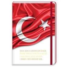 Keskin Color İstiklal Marşı 96 Yaprak Çizgisiz Not Defteri - 17x24 cm