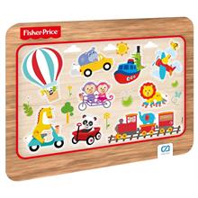 CA Games 9 Parça Fisher Price Taşıtlar - Bultak Frame Puzzle