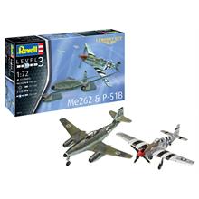 Revell 111 Parça Me262, P-51B Mustang Savaş Uçak Maketi