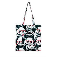 Cennec Gözlüklü Panda Desenli Alışveriş Çantası