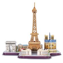 Cubic Fun 114 Parça City Line Paris 3D Maket/Puzzle