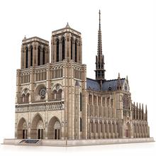 Cubic Fun 293 Parça Notre Dame de Paris 3 Boyutlu Karton Maket Puzzle