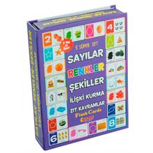 5 li Süper Eğitici Set (Sayılar-Renkler-Şekiller-İlişki Kurma-Zıt Kavramlar)