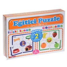 Eğitici İlişki Kurma ve Gruplama Çark Puzzle - 60 Parça