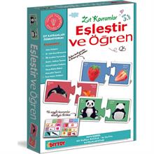 Eşleştir ve Öğren Zıt Kavramlar Eğitici Çocuk Zeka Oyunu