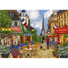 Captainalbatross Paris Cafe 1000 Parça Puzzle