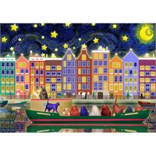 Captainalbatross Amsterdam For Cat Lovers 1000 Parça Puzzle