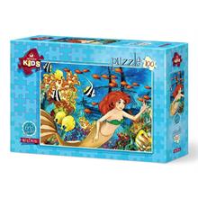 Art Puzzle 100 Parça Batık Gemi ve Deniz Kızı Puzzle