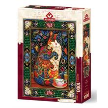 Art Puzzle 5216 - 1000 Parça Asil Kedi Puzzle