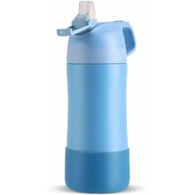 Feijian 400 ml Mavi Çelik Çocuk Matarası - Okul ve Günlük Kullanıma Uygun