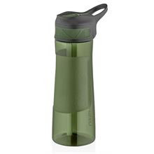 Uzspace Ring 670 ml Yeşil Pipetli Tritan Matara (Kırılmaz)
