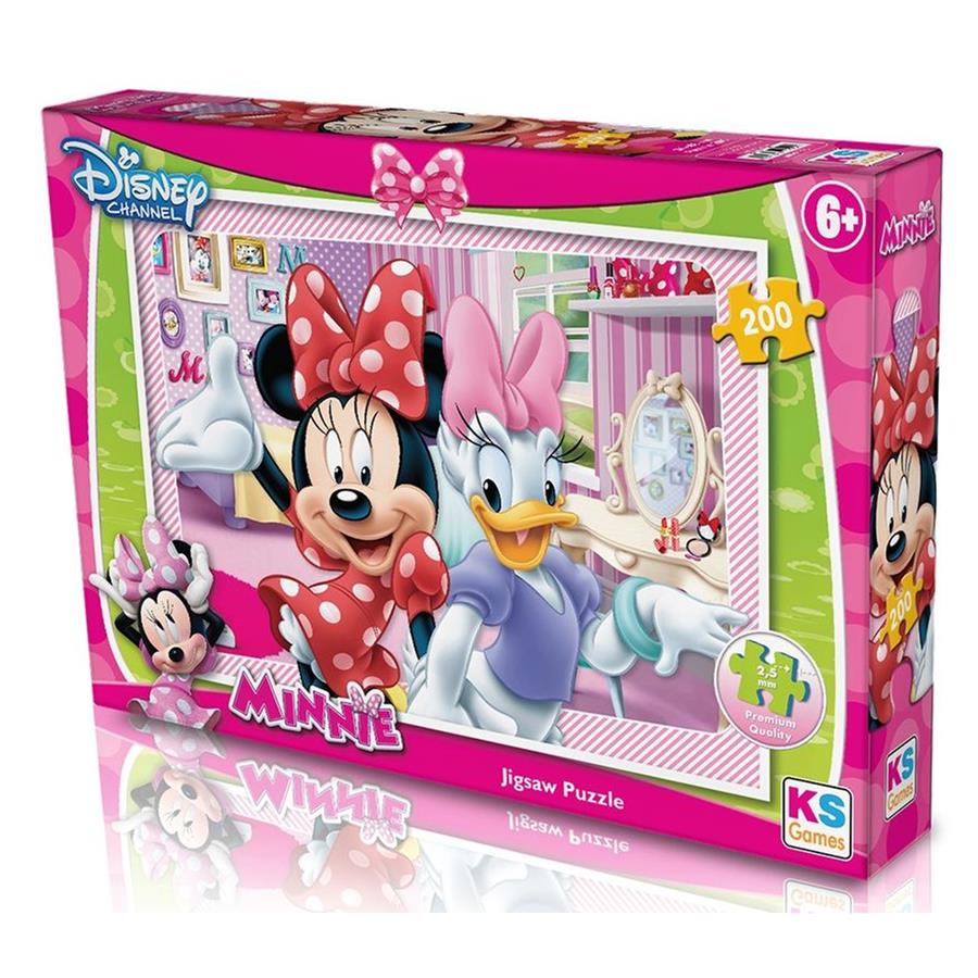 KS Games 200 Parça Minnie Mouse Puzzle