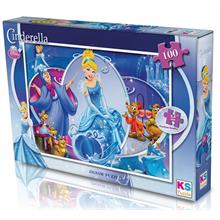 KS Games 100 Parça Prenses Cinderella Çocuk Puzzle