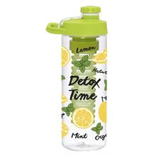 Herevin Limon Desenli 650 ml İnfuserli Detox Suluk/Matara - Vidalı Kapak