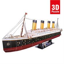 CubifFun 266 Parça Led Işıklı Titanic Maketi - 3D Puzzle