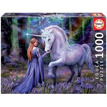 Educa 1000 Parça Ormandaki Tekboynuz Puzzle - Anne Stokes
