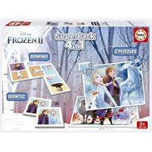 Educa Frozen 2 Eğitici Oyun ve Puzzle Seti - Puzzle, Domino ve Memory