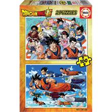 Educa 2x100 Parça Dragon Ball Z Erkek Çocuk Puzzle