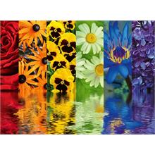 Ravensburger 500 Parça Renkli Çiçekler Yansıma Puzzle
