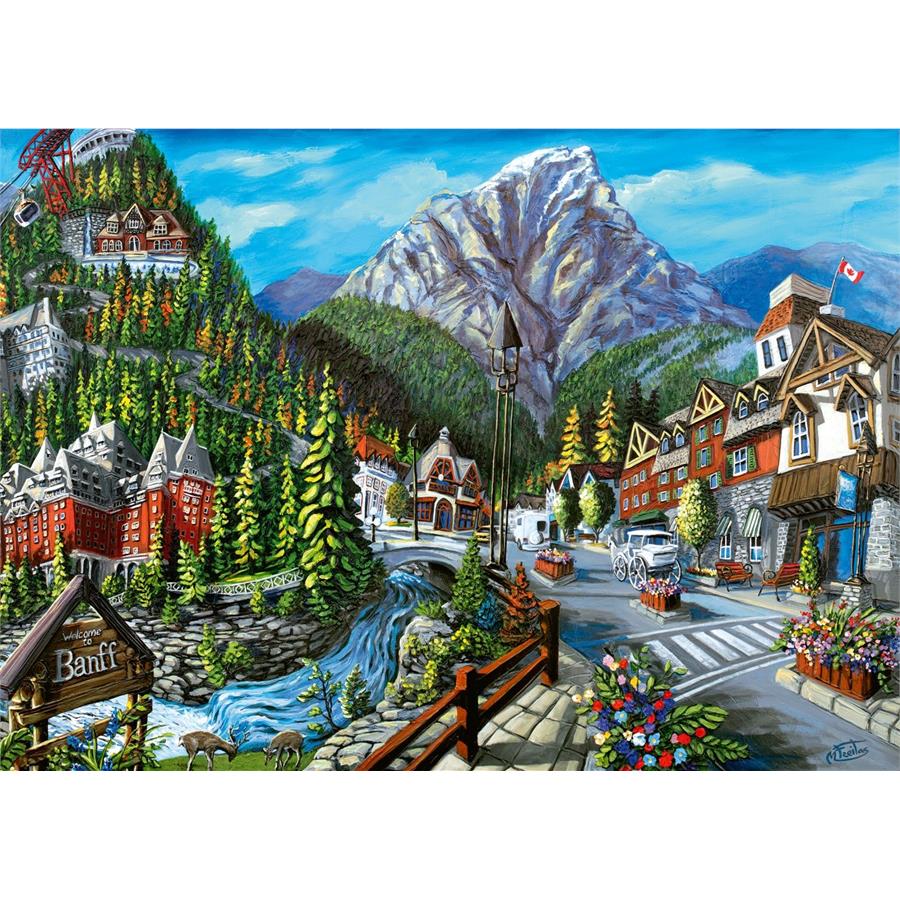 Ravensburger 1000 Parça Puzzle Kanada ya Hoşgeldin