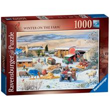 Ravensburger 1000 Parça Çiftlikte Kış Puzzle