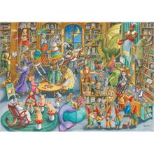 Ravensburger 1000 Parçalık Puzzle Kütüphanede Gece Yarısı