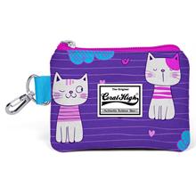 Coral High Kids Kedi Desenli Bozuk Para Çantası - Mor - Kız Çocuk 21714