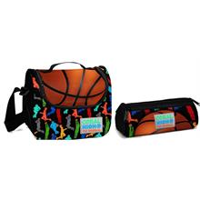 Coral High Siyah Basketbol Erkek Çocuk Beslenme ve Kalemlik Seti