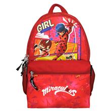 Miraculous LadyBug Baskılı Kız Çocuk Günlük ve Okul Sırt Çantası