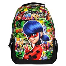 Miraculous LadyBug Baskılı Renkli Günlük ve Okul Sırt Çantası